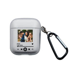 Personalized Music Theme Clear Airpods Case for Gen 1 & 2 - hipave
