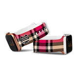 Personalized Holiday Plaid Watch Band with Monogram for Apple Watch (H17 Pattern)