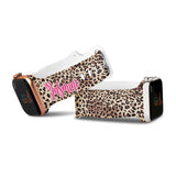 Personalized Leopard Watch Band with Name for Apple Watch