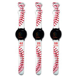 Personalized Baseball 20mm Watch Band for Samsung - hipave