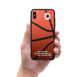 Custom Medical Alert iPhone Case (Basketball Pattern) - hipave