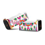 Personalized Boho Leopard Watch Band with Name for Apple Watch