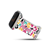 Personalized Boho Abstract Leopard Watch Band with Name for Apple Watch - hipave