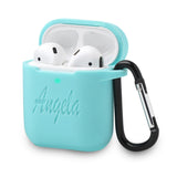 Personalized Silicone Case with Name - Natural Engraving for Airpods Charging Case - hipave