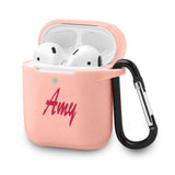 Personalized Silicone Case with Name - Color Engraving for Airpods Charging Case - hipave