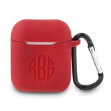 Personalized Silicone Case for Airpods Charging Case with an Engraved Monogram - hipave