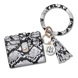 Personalized Large Keychain Ring with Wallet - hipave