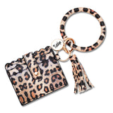 Personalized Large Keychain Ring with Wallet - hipave