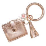 Personalized Large Keychain Ring with Wallet - hipave