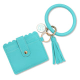 Personalized Large Keychain Ring with Wallet - hipave