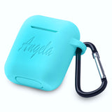 Personalized Silicone Case with Name - Natural Engraving for Airpods Charging Case - hipave