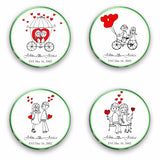 Custom Wireless Charger with Couple Illustration - hipave