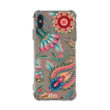Custom Medical Alert iPhone Case (Floral Feathers Pattern) - hipave