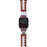 Personalized Football Watch Band for Apple Watch (9 Designs) - hipave