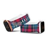 Personalized Holiday Plaid Watch Band with Name for Apple Watch (H11 Pattern)