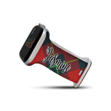 Personalized Holiday Plaid Watch Band with Name for Apple Watch (H12 Pattern) - hipave