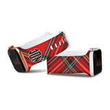 Personalized Holiday Plaid Watch Band with Monogram for Apple Watch (H13 Pattern)