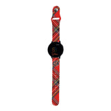 Personalized Holiday 20mm Watch Band with Monogram for Samsung, Garmin and Others (H13 Pattern) - hipave