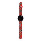 Personalized Holiday 20mm Watch Band with Name for Samsung, Garmin and Others (H13 Pattern) - hipave