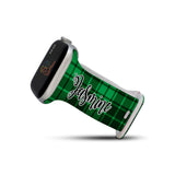 Personalized Holiday Plaid Watch Band with Name for Apple Watch (H14 Pattern) - hipave