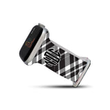 Personalized Holiday Plaid Watch Band with Monogram for Apple Watch (H15 Pattern) - hipave