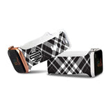 Personalized Holiday Plaid Watch Band with Monogram for Apple Watch (H15 Pattern)