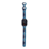 Personalized Holiday Plaid Watch Band with Monogram for Apple Watch (H16 Pattern) - hipave