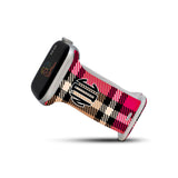 Personalized Holiday Plaid Watch Band with Monogram for Apple Watch (H17 Pattern) - hipave