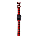 Personalized Holiday Buffalo Plaid Watch Band with Name for Apple Watch (H18 Pattern) - hipave