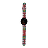 Personalized Holiday 20mm Watch Band with Monogram for Samsung, Garmin and Others (H2 Pattern) - hipave