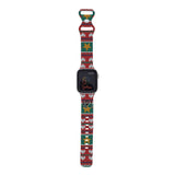 Personalized Holiday Ugly Sweater Watch Band with Monogram for Apple Watch (H2 Pattern) - hipave