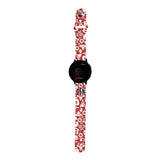 Personalized Holiday 20mm Watch Band with Monogram for Samsung, Garmin and Others (H3 Pattern) - hipave