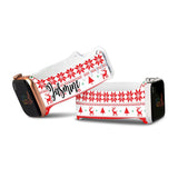 Personalized Holiday Watch Band with Name for Apple Watch (H5 Pattern)