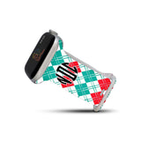 Personalized Holiday Watch Band with Monogram for Apple Watch (H7 Pattern) - hipave