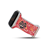 Personalized Holiday Watch Band with Monogram for Apple Watch (H8 Pattern) - hipave