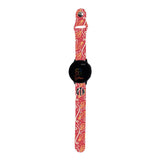 Personalized Holiday 20mm Watch Band with Monogram for Samsung, Garmin and Others (H8 Pattern) - hipave