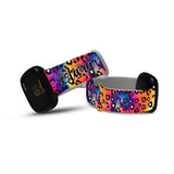 Personalized Tie Dye Leopard Watch Band with Name for Fitbit Versa 3 & Fitbit Sense