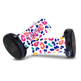 Personalized Spring Leopard 20mm Watch Band with Name for Samsung, Garmin and Others