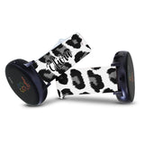 Personalized Black & White Leopard 20mm Watch Band with Name for Samsung, Garmin and Others