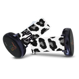 Personalized Black & White Leopard 20mm Watch Band with Monogram for Samsung, Garmin and Others