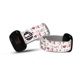 Personalized Holiday Watch Band with Monogram for Fitbit Versa 3 & Fitbit Sense (H6 Pattern)