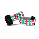 Personalized Holiday Watch Band with Name for Fitbit Versa 3 & Fitbit Sense (H7 Pattern)