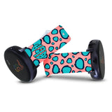 Personalized Turquoise Leopard 20mm Watch Band with Monogram for Samsung, Garmin and Others