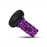 Personalized Purple Leopard 20mm Watch Band with Name for Samsung, Garmin and Others - hipave