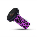 Personalized Purple Leopard 20mm Watch Band with Monogram for Samsung, Garmin and Others - hipave