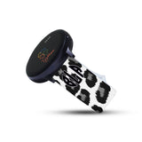 Personalized Black & White Leopard 20mm Watch Band with Monogram for Samsung, Garmin and Others - hipave