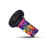 Personalized Tie Dye Leopard 20mm Watch Band with Name for Samsung, Garmin and Others - hipave