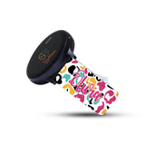 Personalized Boho Abstract Leopard 20mm Watch Band with Name for Samsung, Garmin and Others - hipave