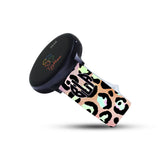 Personalized Rainbow Leopard 20mm Watch Band with Monogram for Samsung, Garmin and Others - hipave