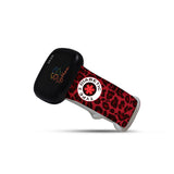 Personalized Medical Alert Watch Band for Fitbit Versa 3 & Fitbit Sense (Red Leopard) - hipave